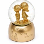 كرة ثلج كبيرة بالبطاريات بتصميم Love Story - 10323
