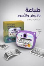 ⁦كاميرا رقمية Mini بطباعة أبيض وأسود وتصميم قطة - 2888013⁩ - الصورة ⁦2⁩