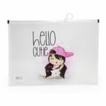 مصنف سحاب ديزني A4 شفاف بطبعة HELLO CUTIE - 4341760