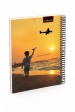 دفتر الأديب هارد كفر سلك قياس وسط 150 ورقة - 12712