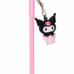 قلم حبر أزرق 7048 بزينة سيليكون مجسمة