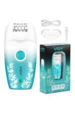آلة إزالة شعر للجسم VGR V-738 بسرعتين وشحن USB
