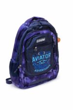 حقيبة ظهر CRLY037 مقاس 18 بتصميم Aviator بنفسجي