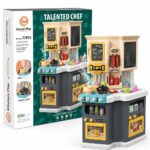 مطبخ ألعاب Talented Chef 77 قطعة بإضاءة وصوت - 2017605