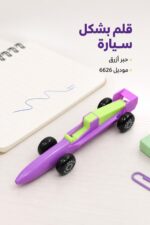 ⁦قلم أزرق بتصميم سيارة سباق - موديل 6626⁩ - الصورة ⁦2⁩