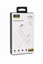 شاحن  QBest بقدرة 65W ومنفذي Type-C وUSB - QB148