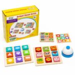 لعبة QIYI Animal Shape Battle مطابقة خشبية مع جرس - 5443167