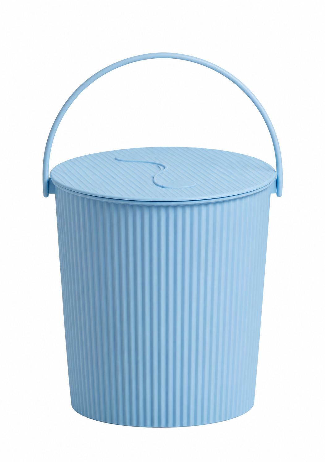 3e53af25-ff63-46f4-a31a-9c9538e64a7b دلو بلاستيك Homy Plast بغطاء ومسكة حمل - الصورة 1