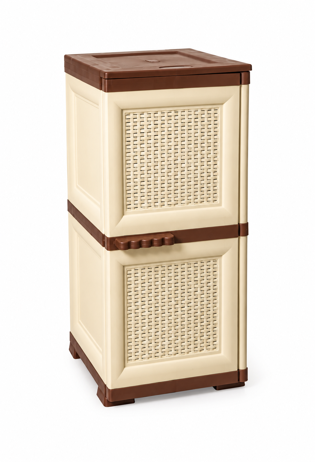 df486805-39c5-4ebd-acf2-01c8ca439c88 خزانة بلاستيك Homy Plast بباب واحد وطابقين – تصميم أنيق متعدد الألوان - الصورة 1