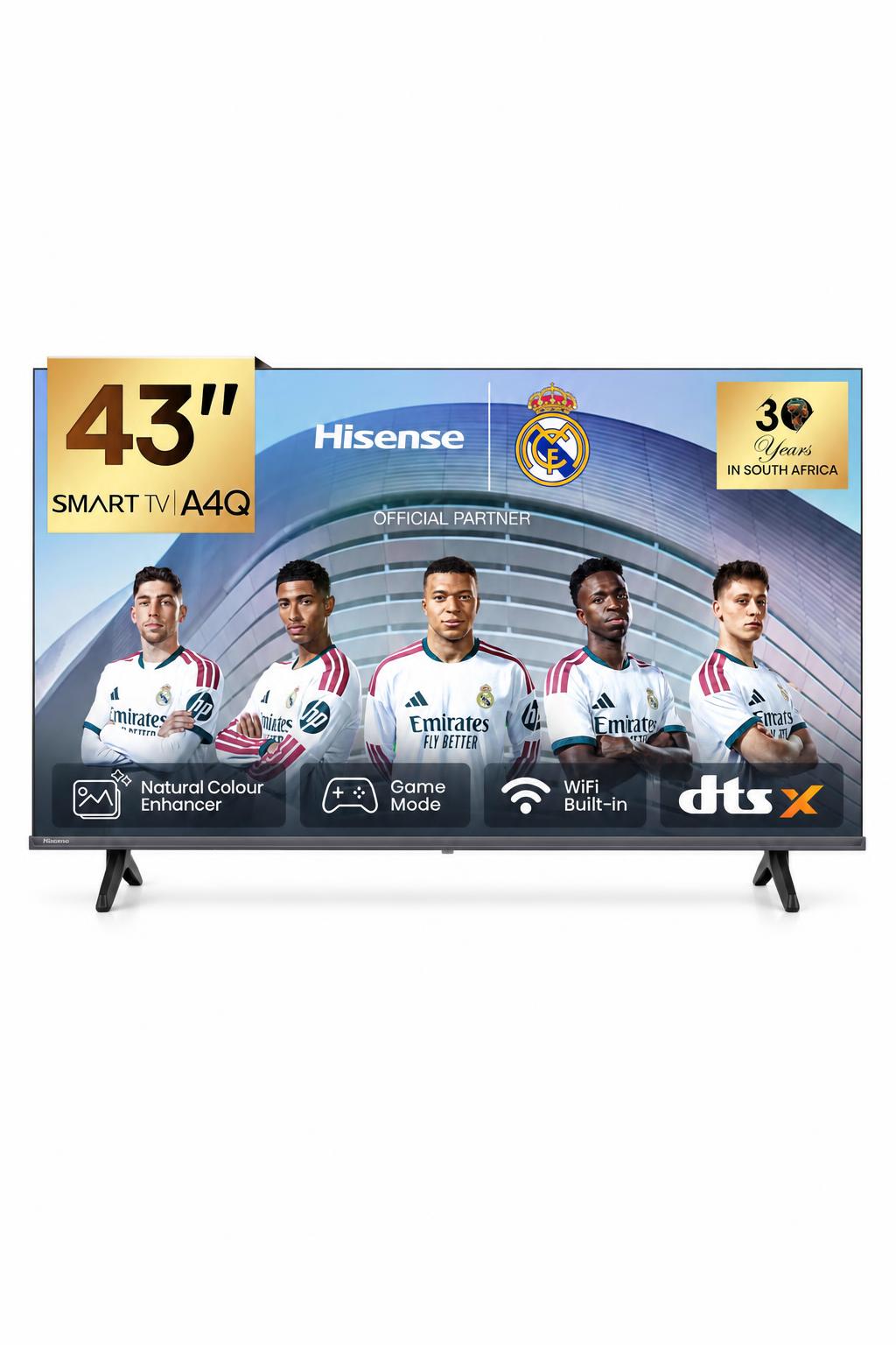 037f46ec-3417-4953-a61f-6e27f2bd9c6a.jpg تلفزيون Hisense 43A4Q ذكي 43 بوصة FHD بنظام VIDAA - الصورة 1