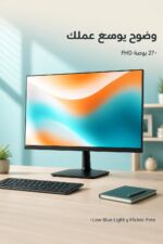 ⁦شاشة Hisense 27N3Q مقاس 27 بوصة FHD بتصميم Frameless⁩ - الصورة ⁦2⁩