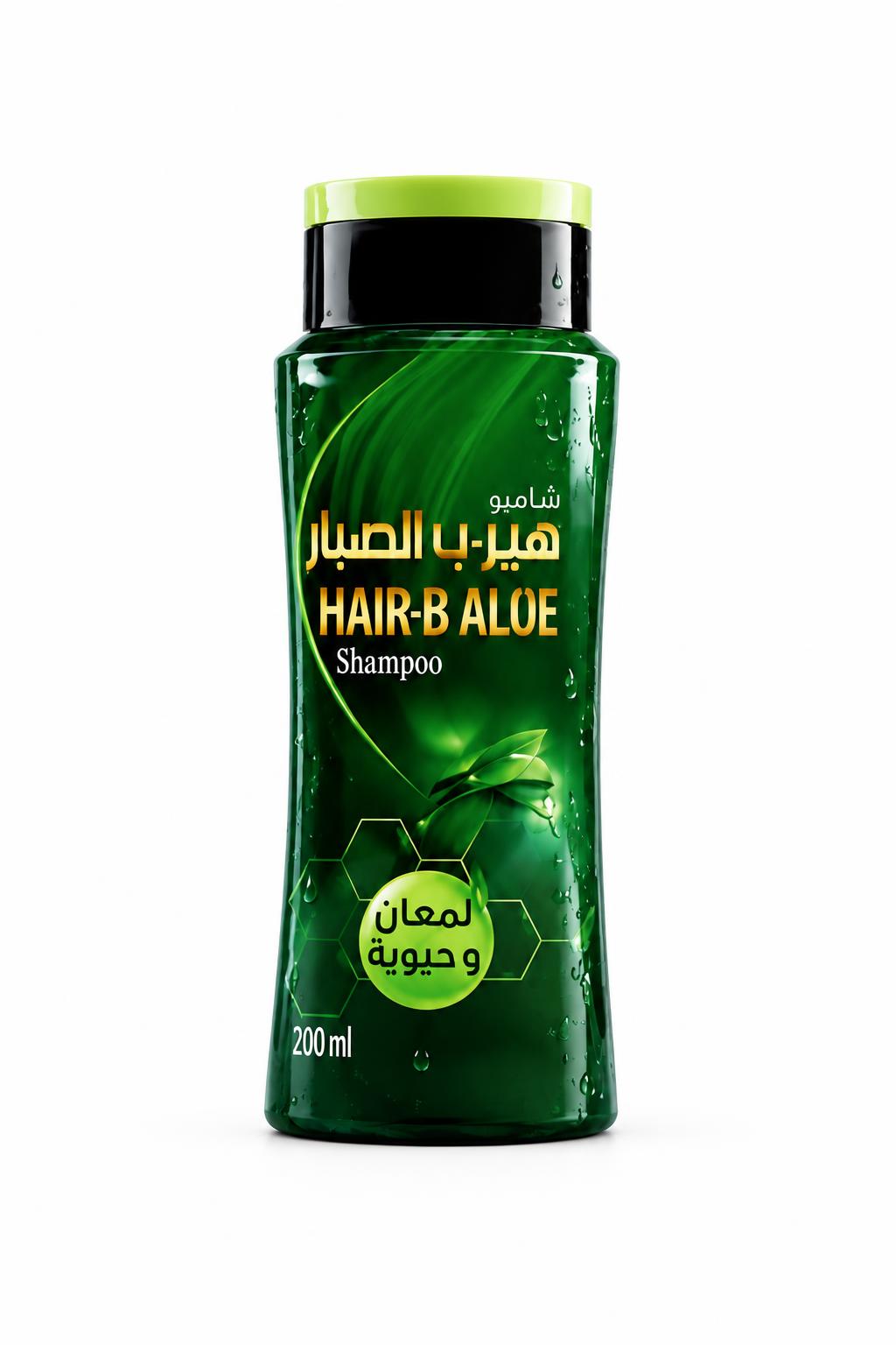 14b1dfa3-7362-4213-9d40-47c19a8be7d7.jpg شامبو Hair-B Aloe Vera بالصبار وجوز الهند 250 مل - موديل 103 - الصورة 1