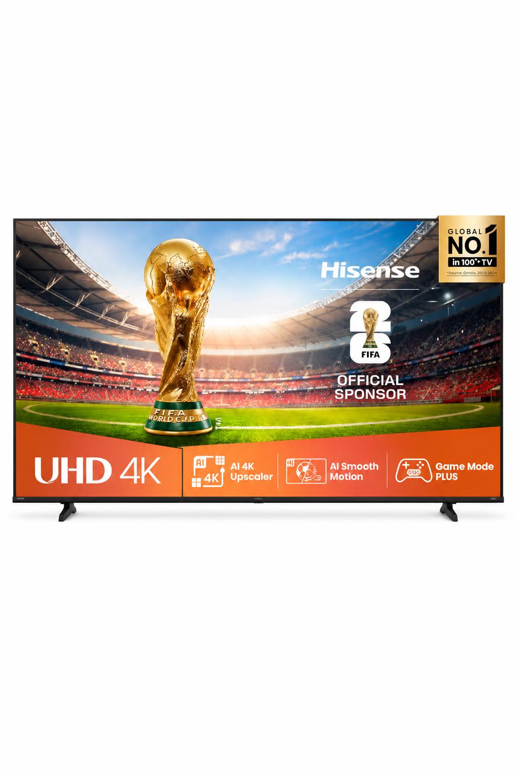 2573f040-7177-4632-b470-ca3970bb353b.jpg تلفزيون Hisense 85A62QS 85 بوصة 4K ذكي مع Dolby Vision - الصورة 1