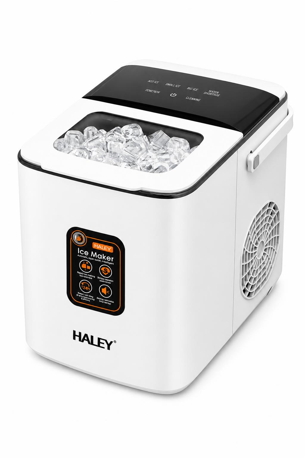 26abe4a5-5a3a-4e74-9c12-e32f07299d1d.jpg صانعة ثلج HALEY HY-6101 بسعة 1.8L وإنتاج 12 Kg/24h - الصورة 1