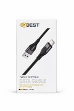 كابل شحن وبيانات QBEST USB إلى Type-C 3A موديل QB-362