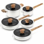 طقم أواني Cook Lover TZ10 جرانيت غير لاصق 10 قطع