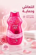 ⁦غسول Fresh Life رغوي مضاد للجراثيم والفطور 300 مل - موديل 142⁩ - الصورة ⁦2⁩