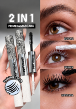 ⁦ماسكارا SHEGLAM All-In-One ثنائية الأطراف – برايمر وتكثيف وإطالة للرموش⁩ - الصورة ⁦2⁩