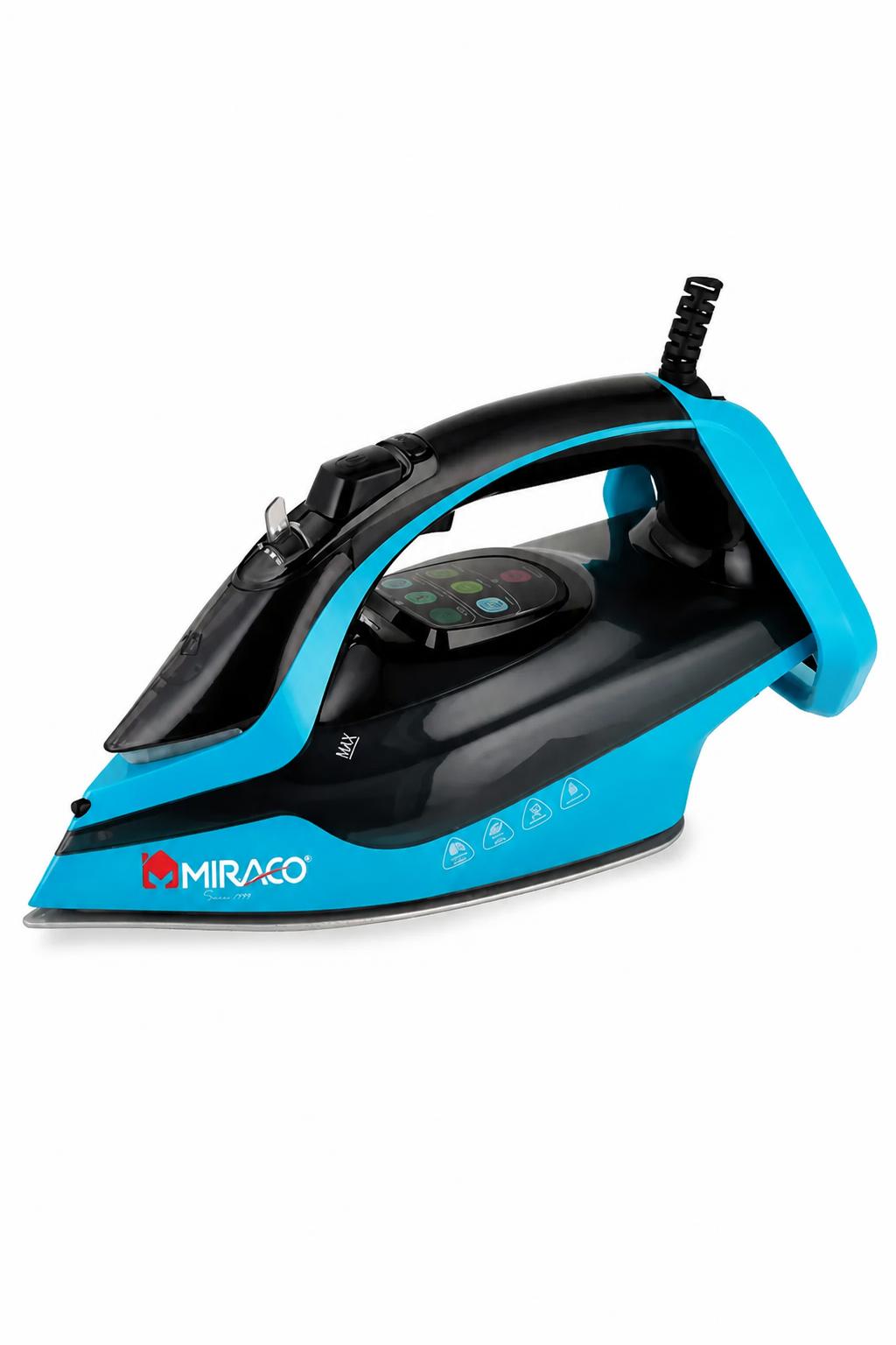 4d03808c-223e-4bfd-9330-1727486b48bb.jpg مكواة بخار رقمية Miraco AK-500 بقدرة 3000W وشاشة لمس - الصورة 1