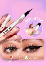 ⁦آيلاينر SHEGLAM Glide Control السائل – أسود مطفي وتحكم دقيق⁩ - الصورة ⁦2⁩