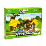 مكعبات تركيب MYWORLD Farm Cabin 636 قطعة موديل 1104503