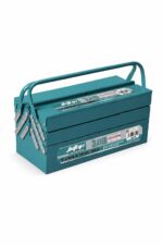صندوق أدوات معدني JcTop HH2303 بثلاث طبقات ومقبض علوي