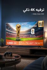 ⁦تلفزيون Hisense 58A62QS ذكي 58 بوصة 4K UHD مع Dolby Vision⁩ - الصورة ⁦2⁩