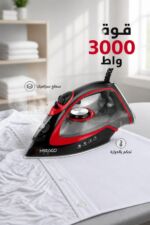 ⁦مكواة بخار Miraco AK-501 بقدرة 3000 واط وسطح سيراميك⁩ - الصورة ⁦2⁩