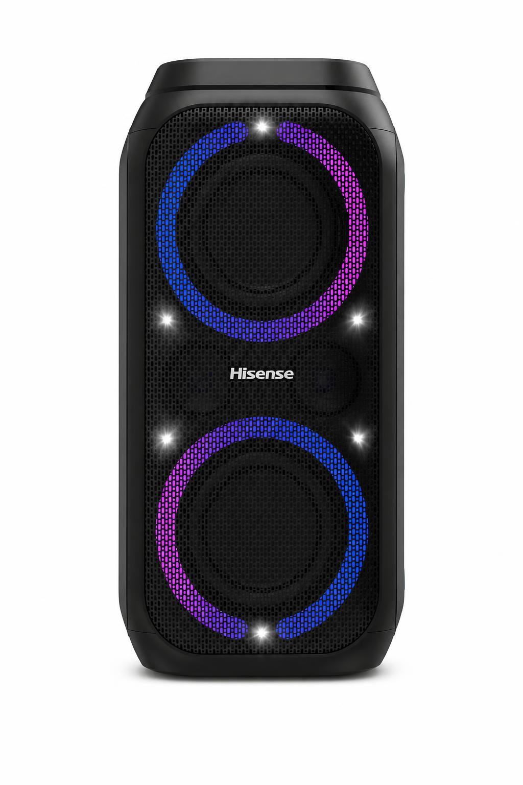 76f4c0bc-9c41-4a95-b9e2-d07613486ad6.jpg بفلة Hisense Party Rocket 160 محمولة بإضاءة RGB - الصورة 1
