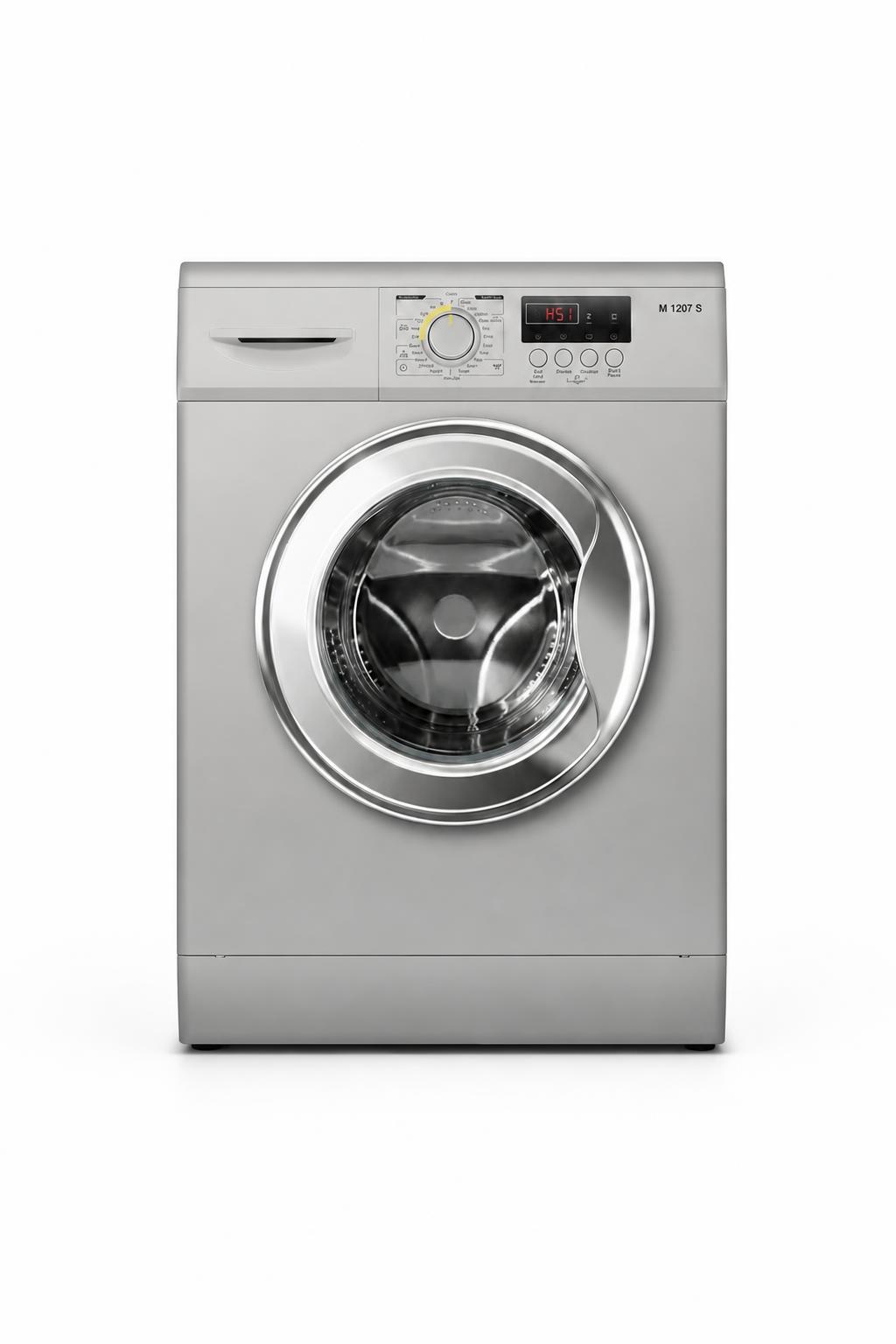 7744bd92-fcaa-4fd0-b8a9-3689698c74bf.jpg غسالة الحافظ N1207S-INV أمامية 7 كجم بمحرك انفيرتر فضي - الصورة 1