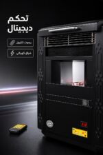 ⁦مدفأة مازوت الشمس BA1 تيربو بنار بانورامية وريموت⁩ - الصورة ⁦3⁩