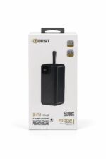 باور بنك QBEST QB-254 بسعة 50000mAh وشحن سريع 22.5W