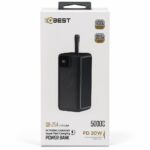 باور بنك QBEST QB-254 بسعة 50000mAh وشحن سريع 22.5W