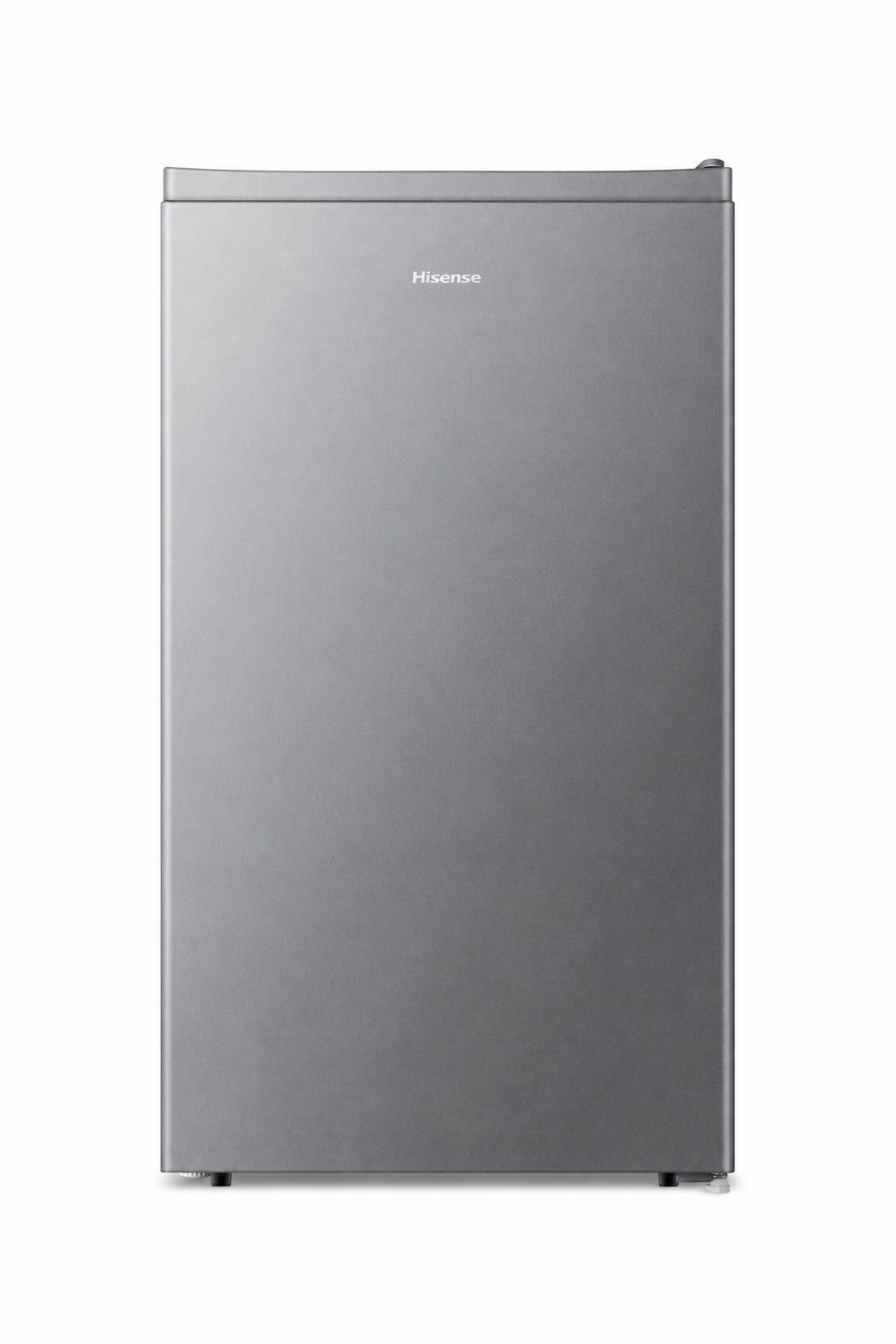 8bfd6a54-0f33-432e-a769-b75abd0689d9.jpg ثلاجة Hisense RR122D4ASU باب واحد 122 لتر بلون فضي - الصورة 1
