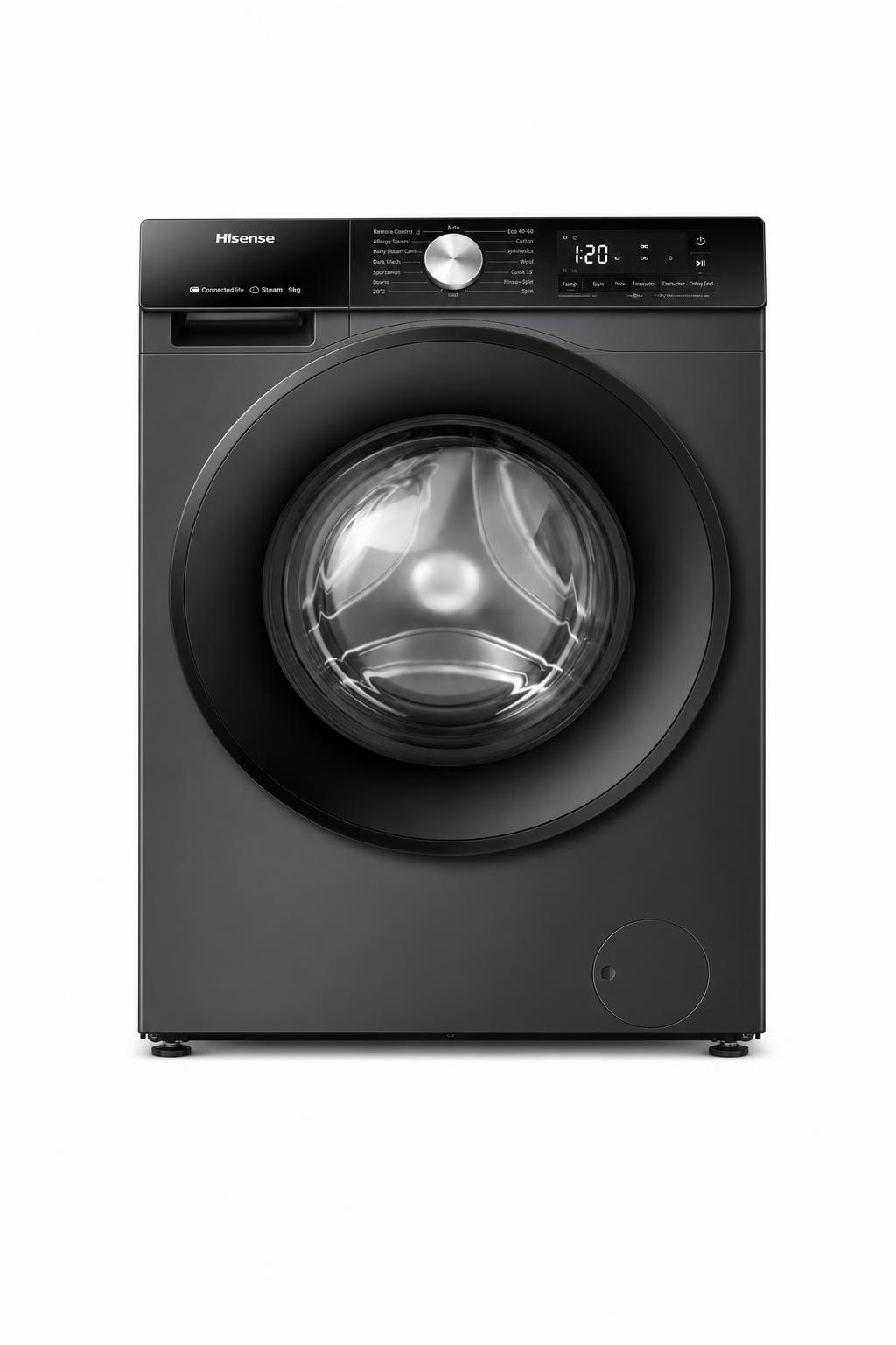 8f71d109-3c4e-46fc-83f3-758d5c69507c.jpg غسالة ونشافة Hisense WD3S9043BT بسعة 9/6 كجم - الصورة 1