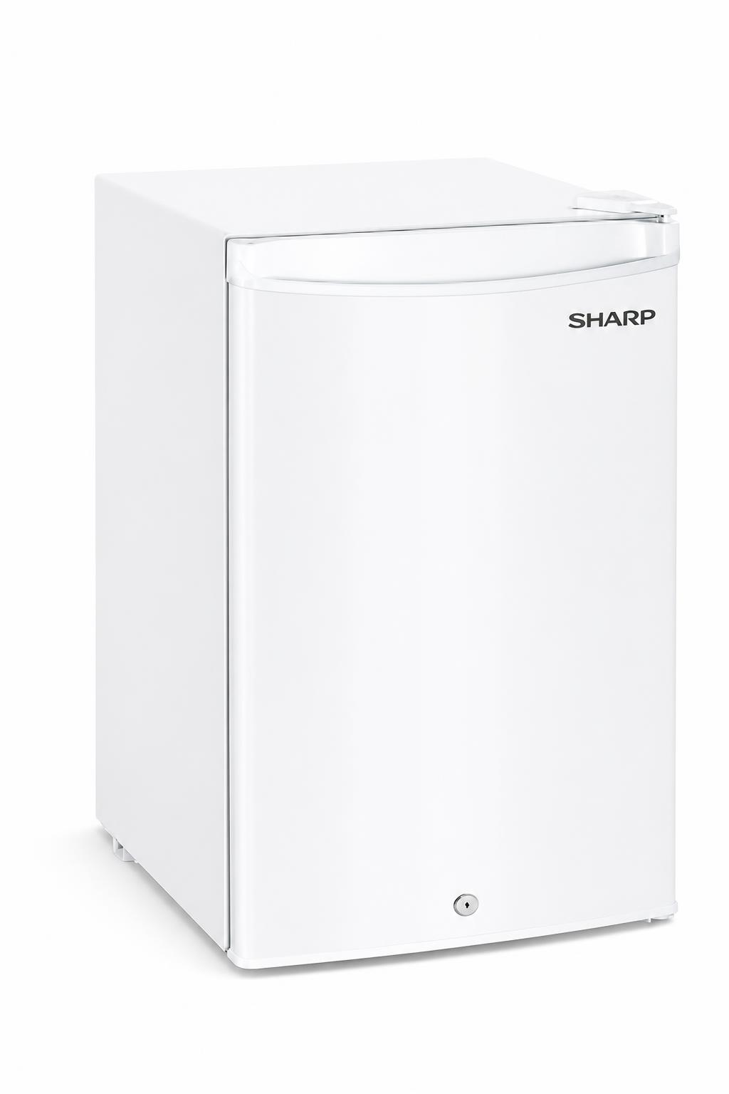 983d583c-d138-4283-8a10-2a035101bfc4.jpg ثلاجة ميني بار SHARP SJ-K135X-WH3 سعة 135 لتر بقفل - الصورة 1