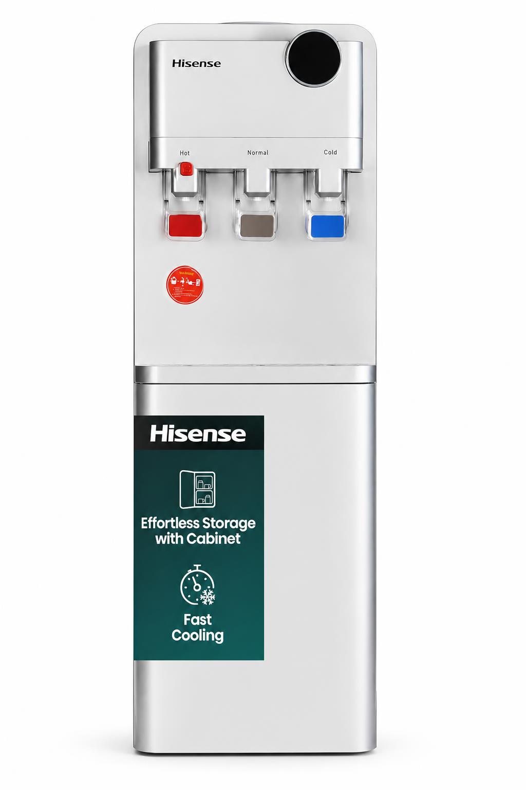 99dc01c9-b21e-419b-adc9-3c021c29dd34.jpg مبرد وموزع المياه Hisense H96WDTS3S2 علوي لثلاث درجات حرارة - الصورة 1