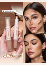 ⁦كونتور وهايلايتر SHEGLAM ثنائي 2 في 1 – تحديد وإضاءة بلمسة كريمية⁩ - الصورة ⁦11⁩