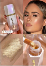 ⁦هايلايتر سائل SHEGLAM Glow Bloom – إشراقة قابلة للبناء ولمسة خفيفة⁩ - الصورة ⁦6⁩