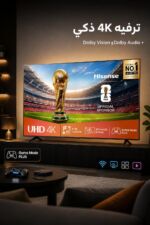 ⁦تلفزيون Hisense 55A62QS ذكي 55 بوصة 4K UHD مع Dolby Vision⁩ - الصورة ⁦2⁩