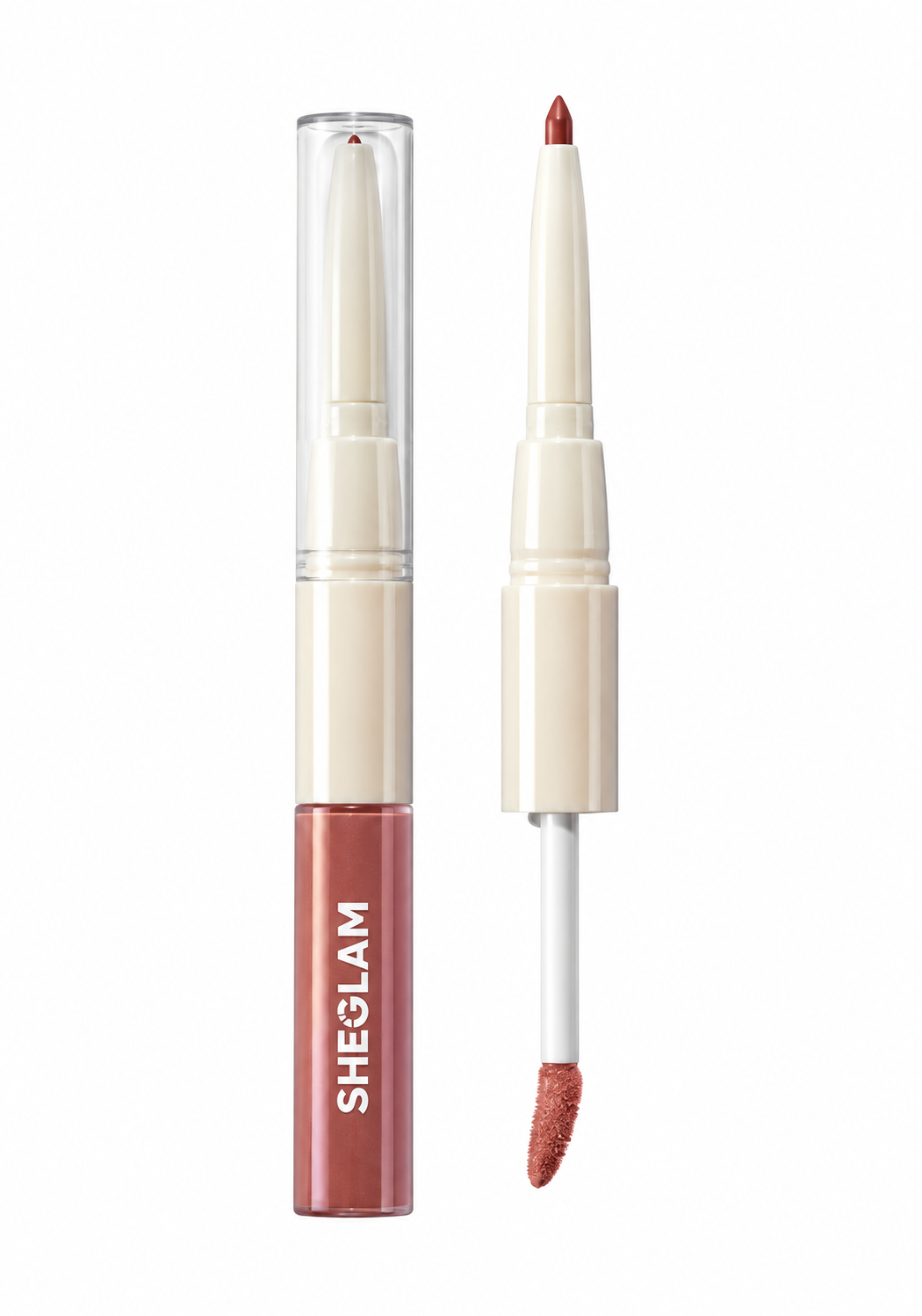 ae68af98-47f3-42c2-8f91-281bd529b29d قلم تحديد وملمع شفاه 2 في 1 SHEGLAM Lip Rules Liner & Gloss Pen - الصورة 1