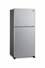 ثلاجة SHARP ببابين وفريزر علوي J-Tech - SJ-SMF650-SL