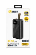 باور بنك QBEST QB-253 سعة 40000mAh بشحن سريع 22.5W