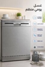 ⁦غسالة صحون SHARP QW-MB612-SS فضية 12 Place Settings و6 برامج⁩ - الصورة ⁦2⁩