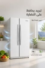 ⁦ثلاجة الحافظ SN 3020 بابين Side by Side أبيض No Frost⁩ - الصورة ⁦2⁩