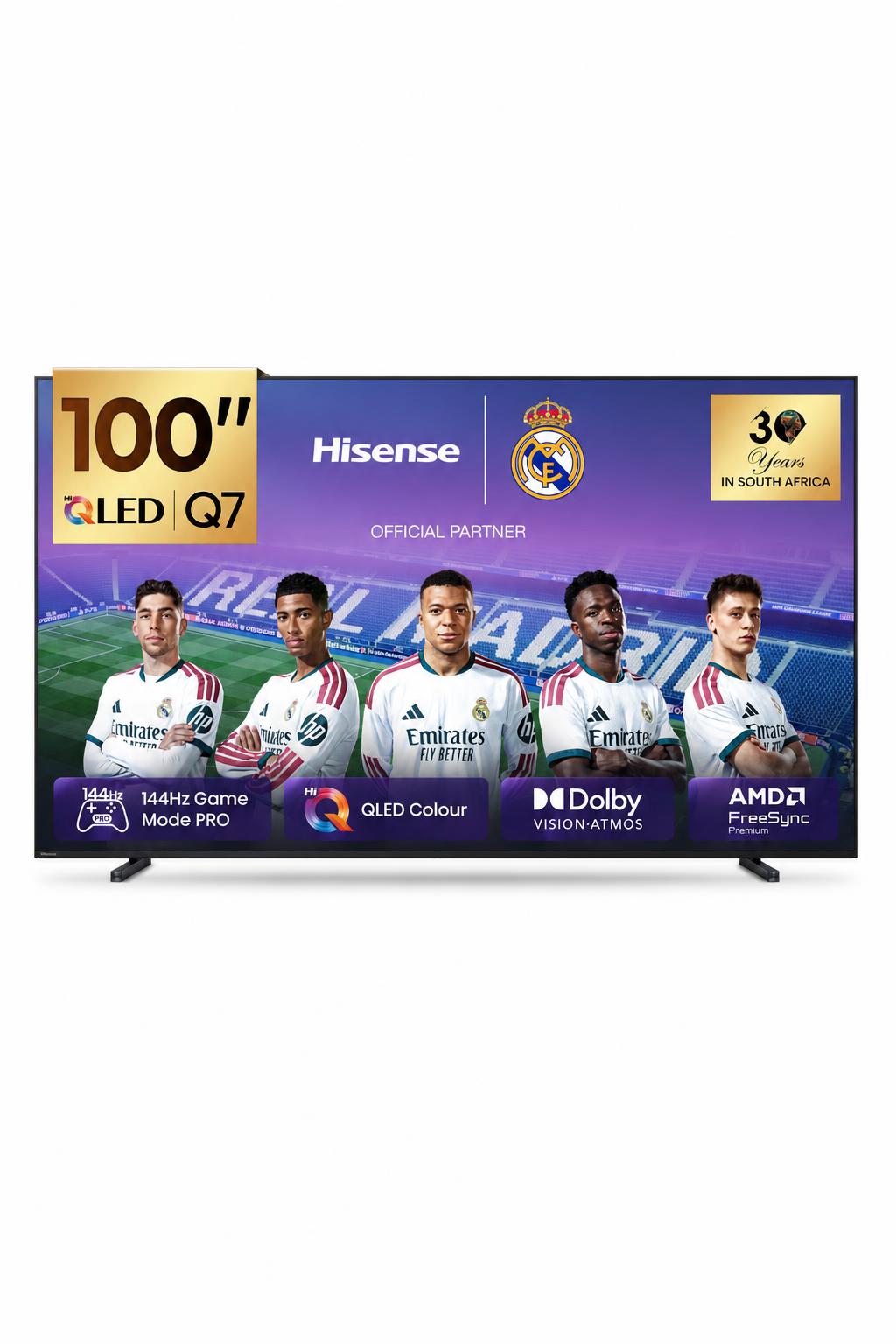 c94f78b7-eeb8-41c0-a0a4-19d5748f8383.jpg تلفزيون Hisense 100Q7Q QLED 100 بوصة للألعاب 144Hz - الصورة 1