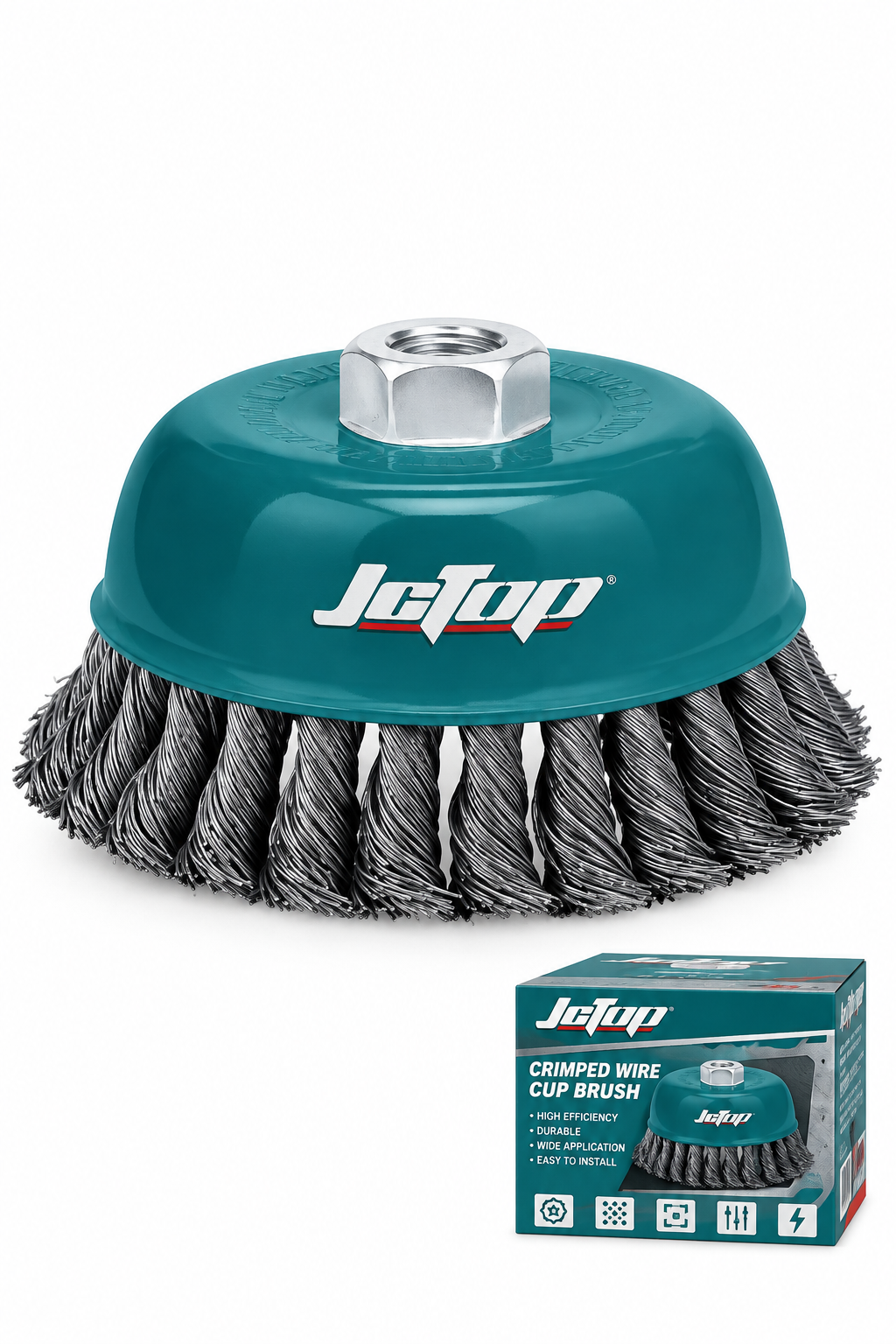 d19139f5-ff54-4f63-a0f8-ec72f5c85666 فرشاة جلخ سلك مجدول JcTop - الصورة 1