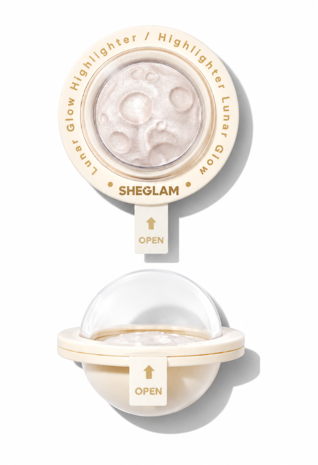 d85e6aa4-2c46-4e0b-a5c5-f9a7d2bda036 هايلايتر SHEGLAM Lunar Glow – لمعان لؤلؤي بلمسة فضائية - الصورة 1