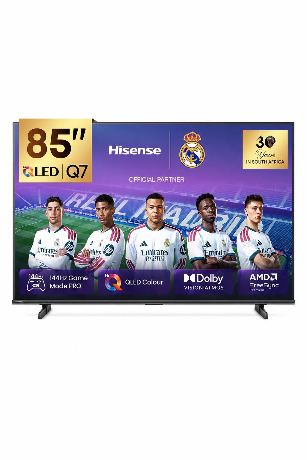 e1ab5879-d4ad-4b9d-aa1a-ea115668e713.jpg تلفزيون Hisense 85Q7Q QLED 85 بوصة للألعاب 144Hz - الصورة 1