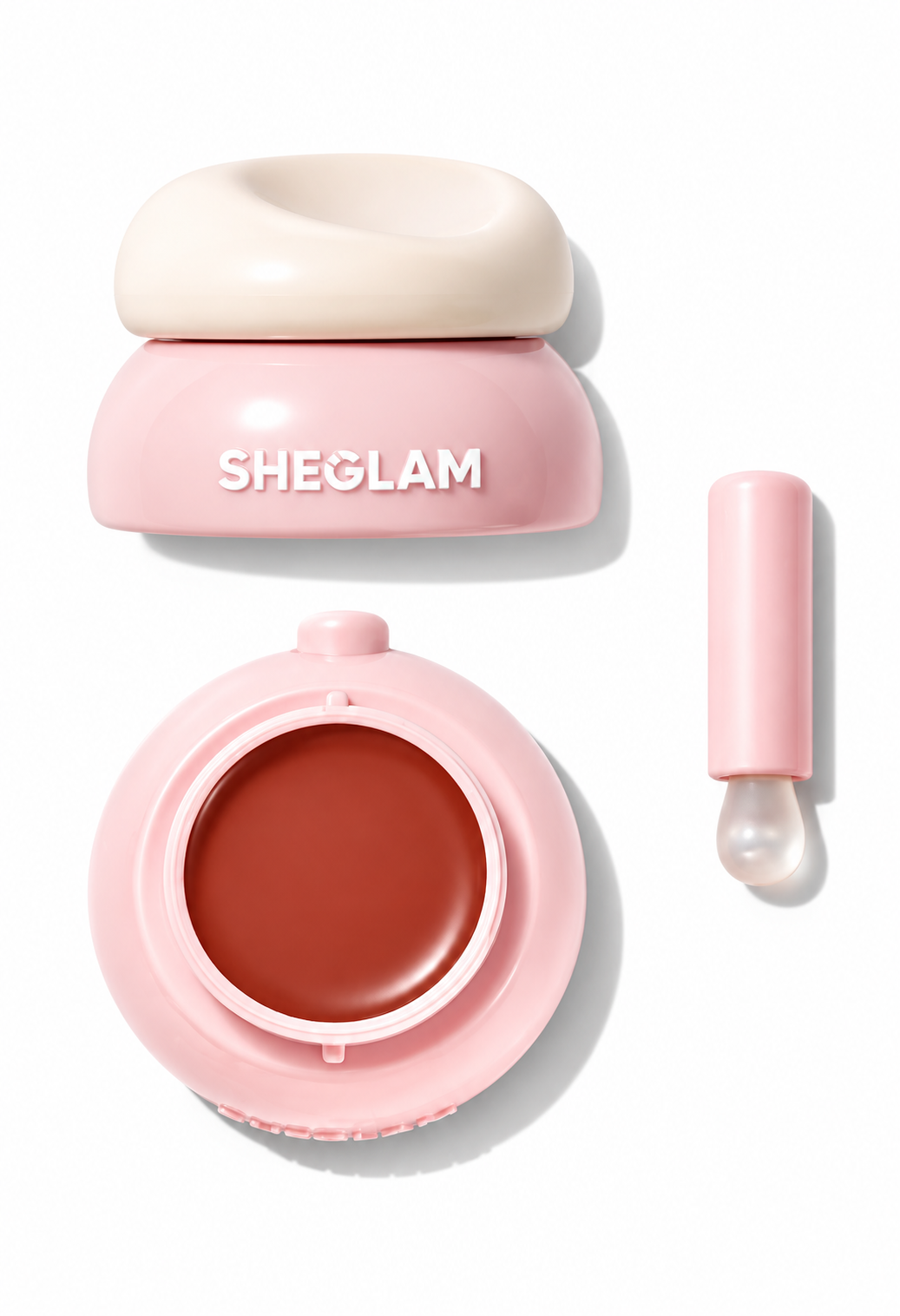 e33dcb80-f4e5-4637-ba52-c8a8da10d1d7 بلسم شفاه جيلي SHEGLAM Hydra Jelly Pocket Lip Jam – لمعان وترطيب بثلاث درجات - الصورة 1